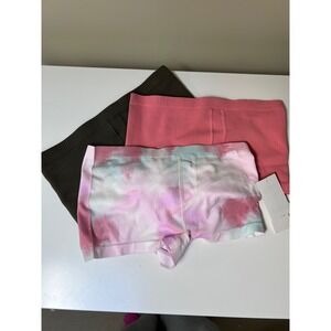 Treasure & Bond Girls Seamless Boy Shorts 3-Pack Tie Dye Waffle XL 16 NWT